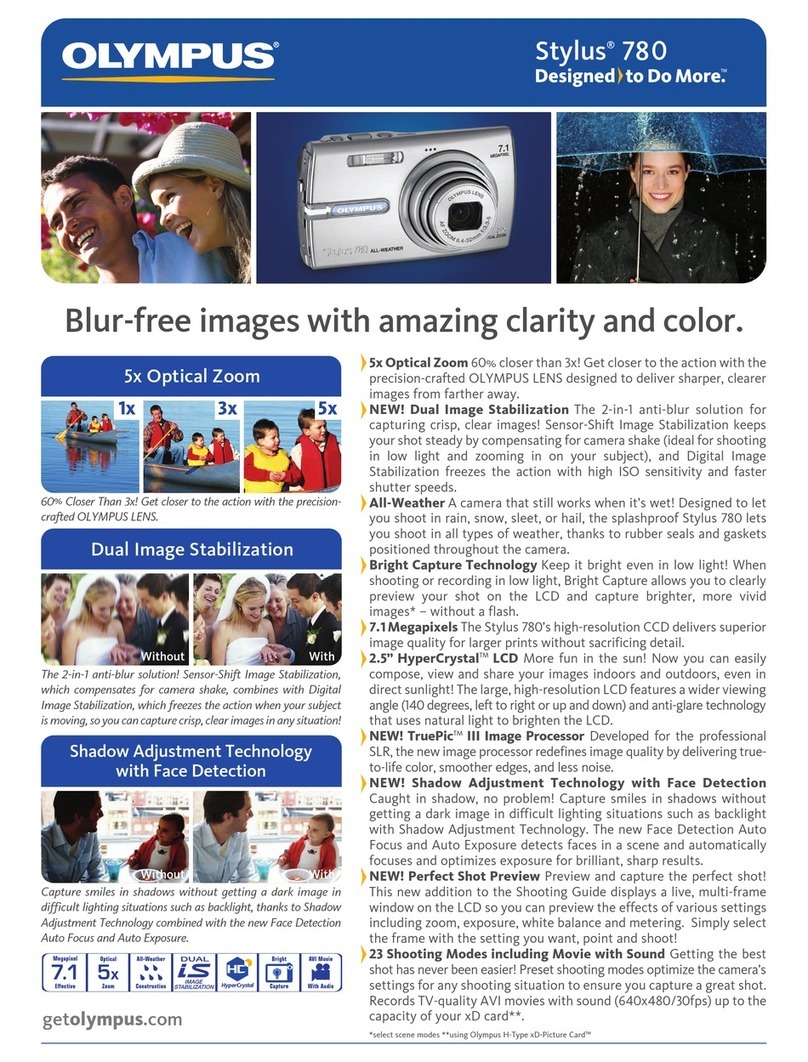 Olympus Stylus 780 Specifications