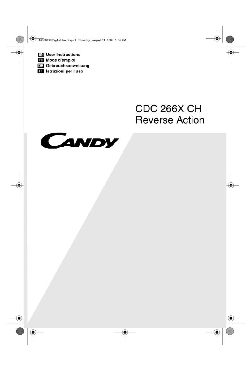 Candy CDC266X CH User manual
