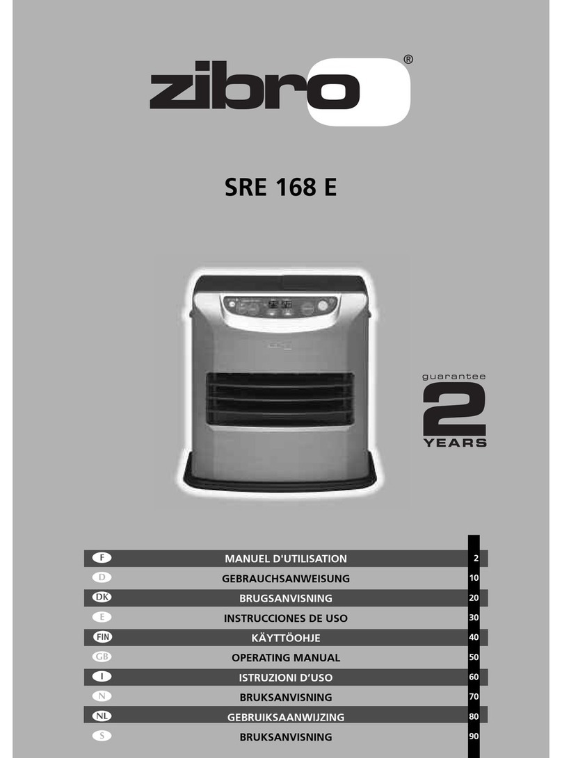Zibro SRE 168 E operating manual
