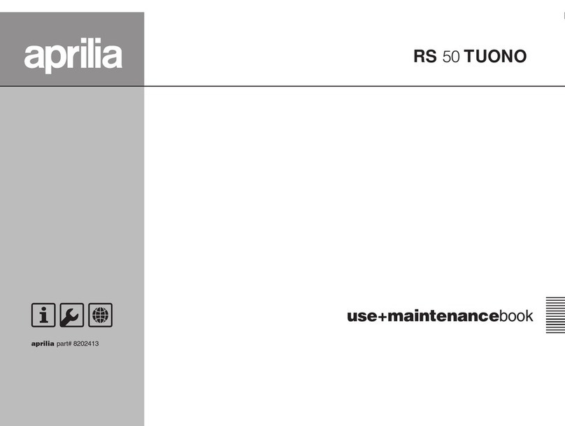 APRILIA RS 50 TUONO Parts list manual