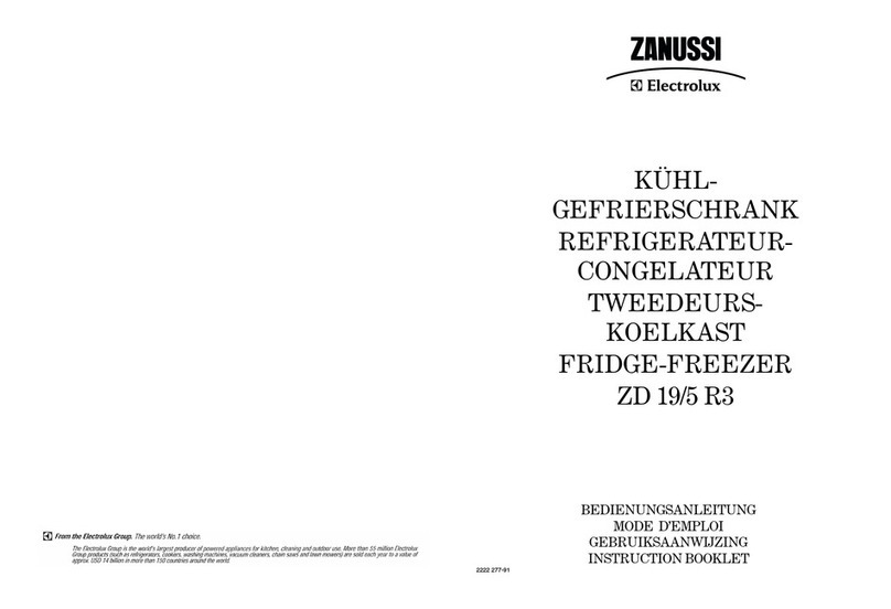 Zanussi Electrolux ZD 19/5 R3 Instruction booklet