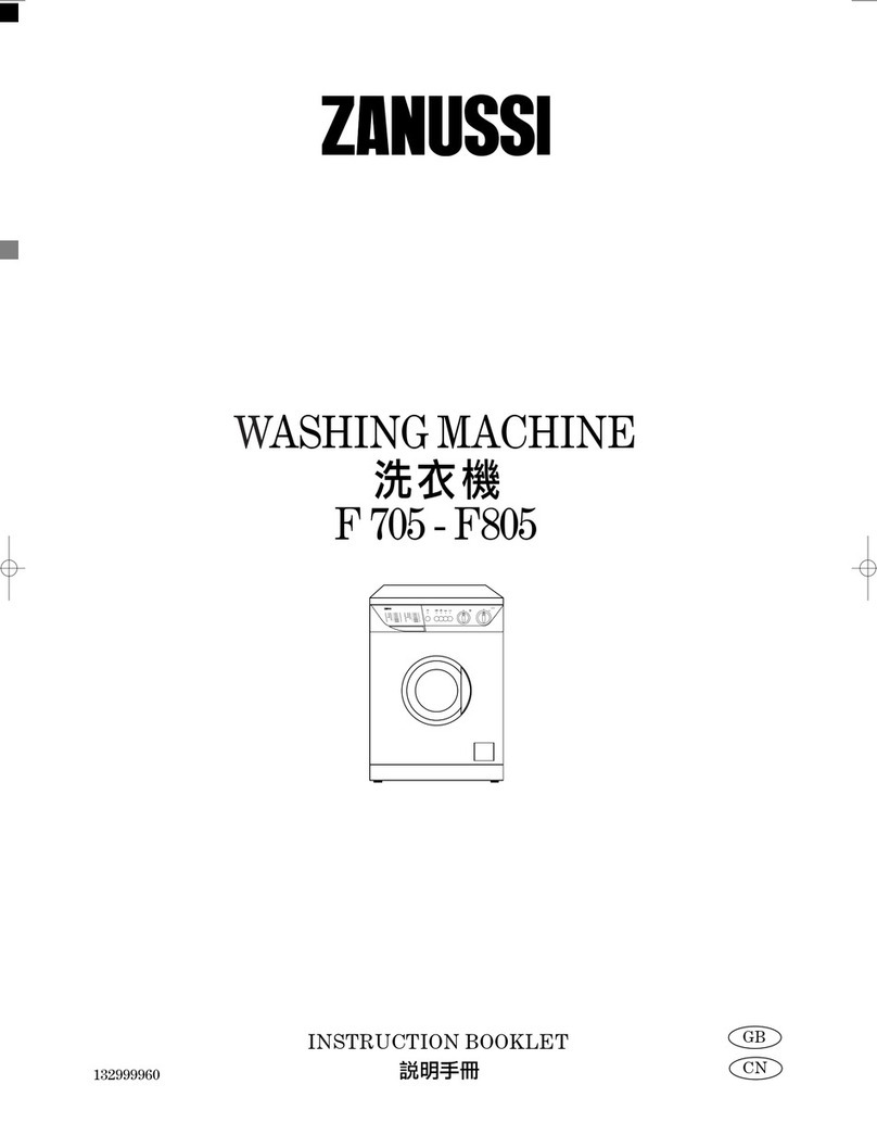 Zanussi F 705 Instruction booklet