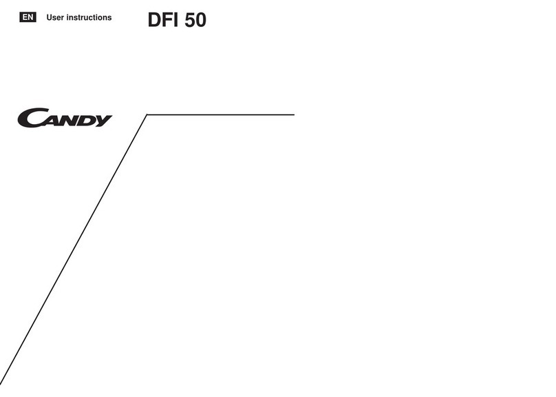 Candy DFI 50 User manual Candy DFI 50 User manual