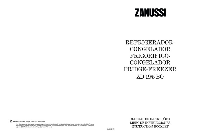 Zanussi ZD19/5BO Instruction booklet