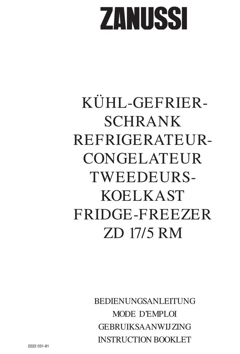 Zanussi ZD 17/5 RM User manual