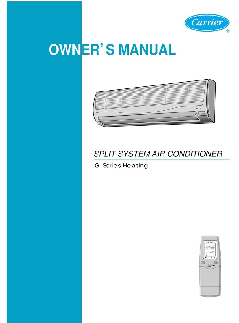 Carrier G Series Heating User manual