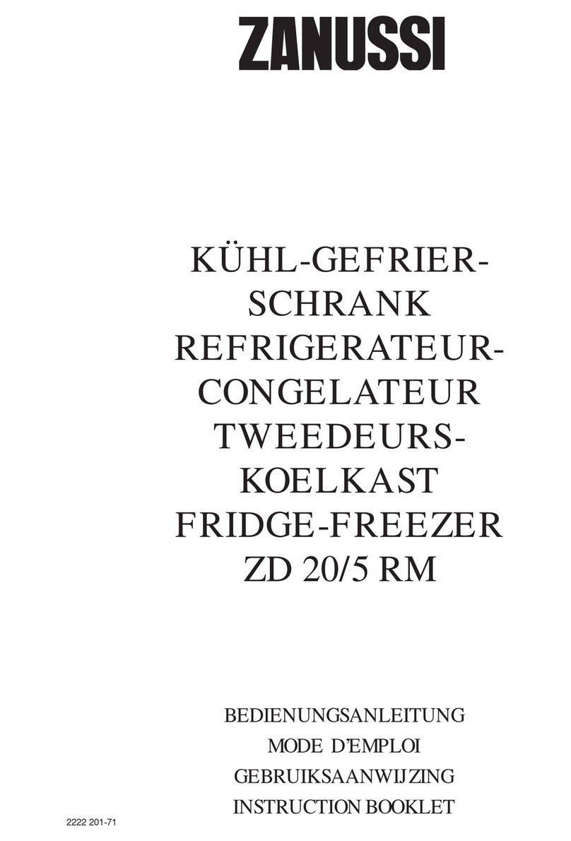 Zanussi ZD 20/5 RM Instruction booklet