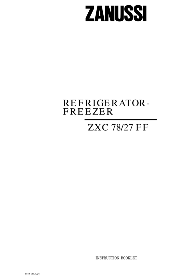 Zanussi ZXC 78/27 FF Instruction booklet