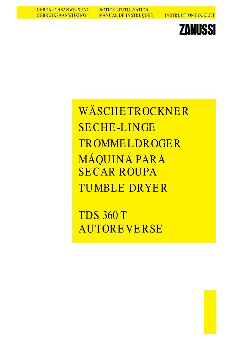 Zanussi TDS360T User manual