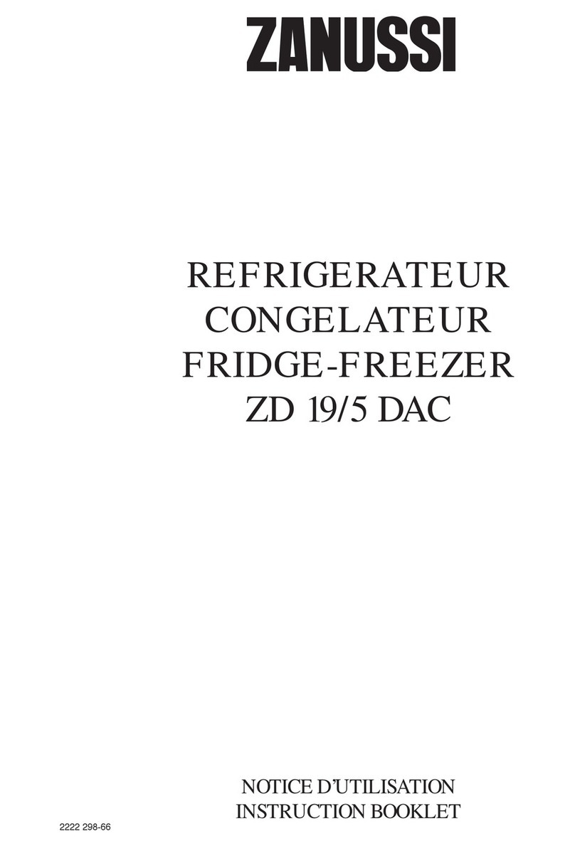 Zanussi ZD 19/5 DAC User manual