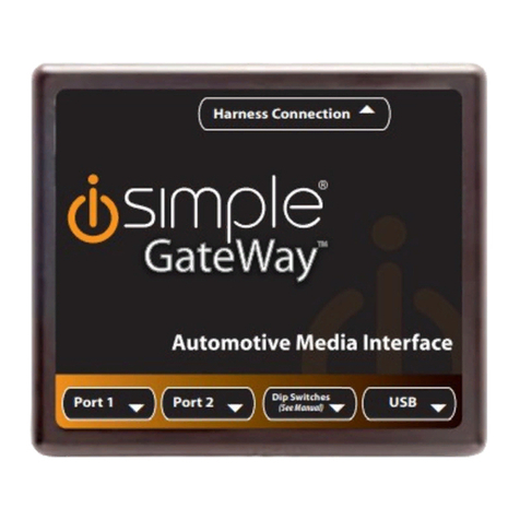 iSimple Media Gateway ISGM11 PGHGM5 User manual