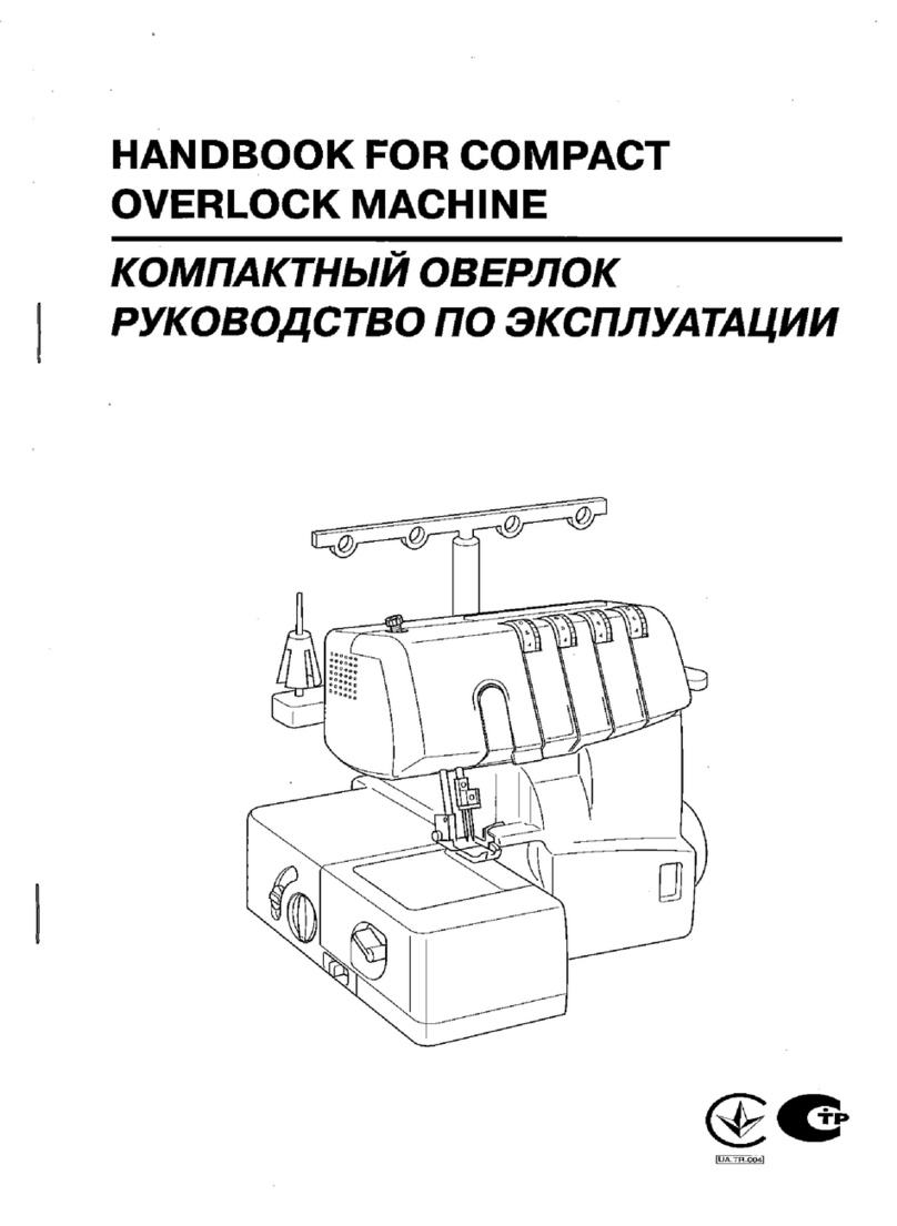 Brother COMPACT OVERLOCK MACHINE User manual