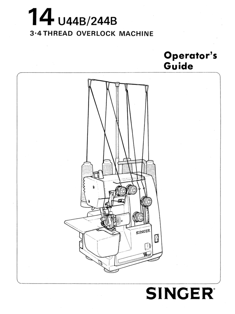 Singer 14U44B Operator's guide