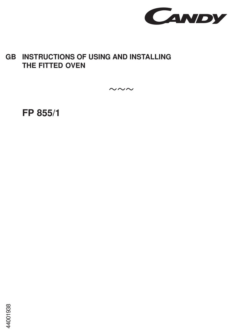Candy FP 855/1 User manual Candy FP 855/1 User manual
