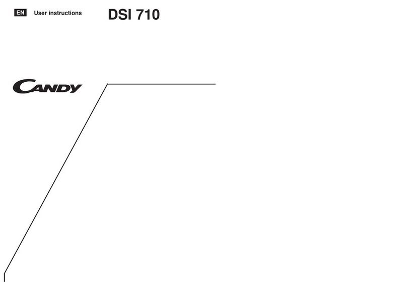 Candy DSI 710 User manual Candy DSI 710 User manual
