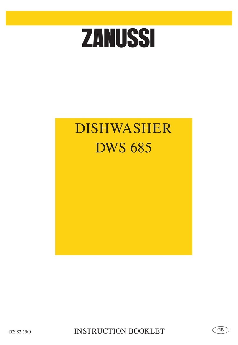 Zanussi DWS685 User manual