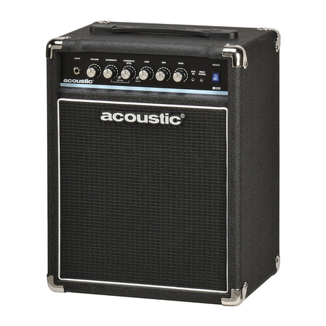 Acoustic B200 owner's manual