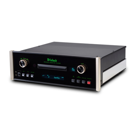 McIntosh MCD550 User manual