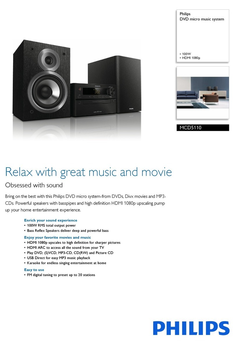 Philips MCD5110 quick guide