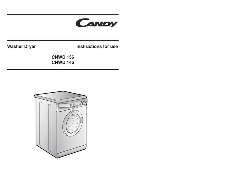 Candy CNWD 136 User manual