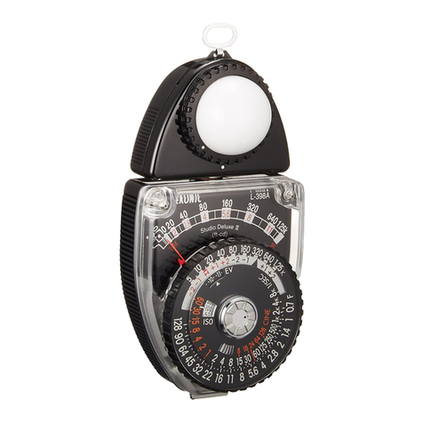 Sekonic STUDIO DELUXE? L-398A User manual