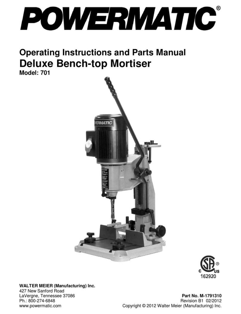 Powermatic 701 Service manual