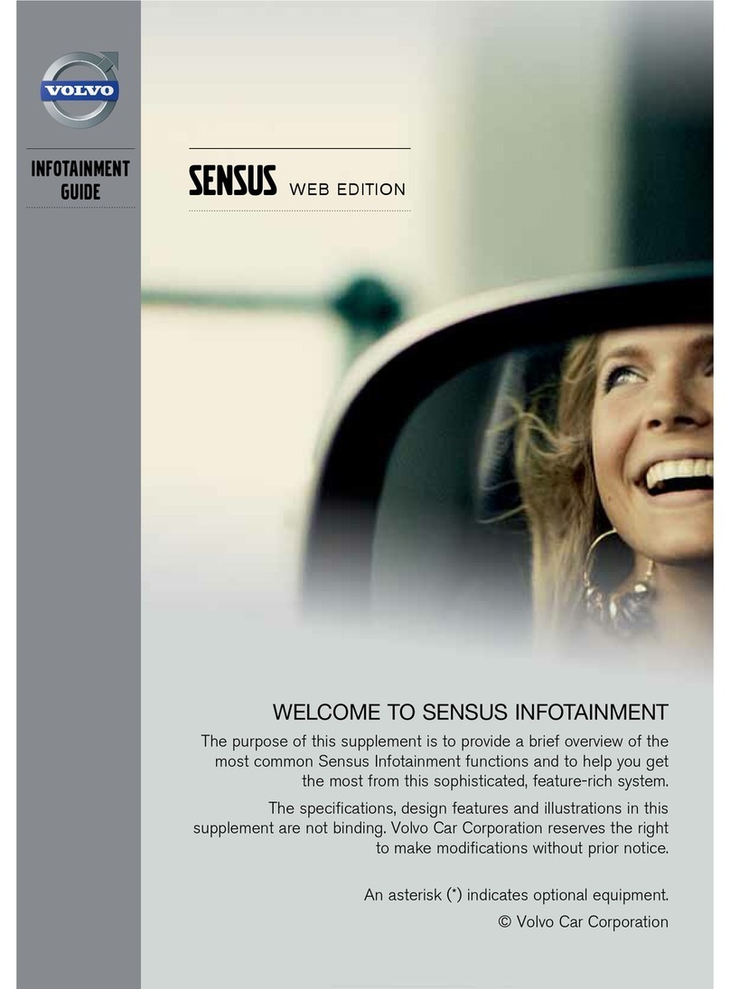 Volvo SENSUS Infotainment guide