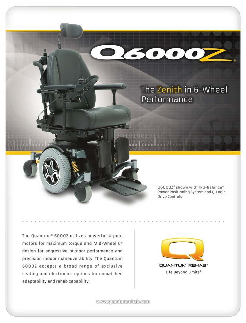 Quantum Rehab Q6000Z User manual