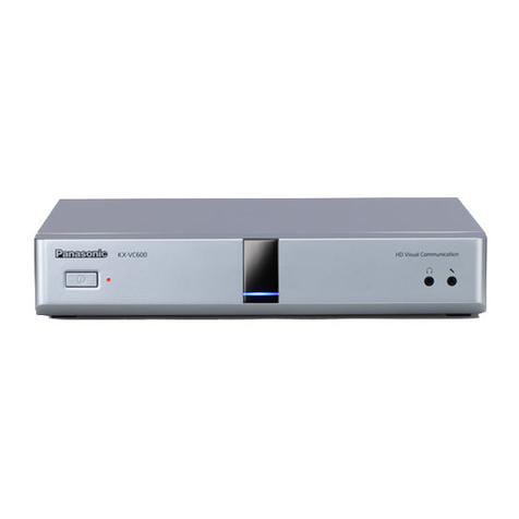 Panasonic KX-VC600 User manual Panasonic KX-VC600 User manual