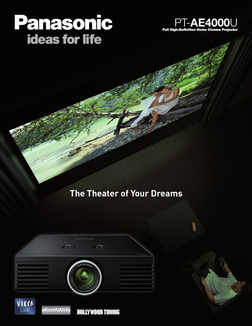 Panasonic PT-AE4000U Brochure & specs