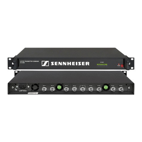 Sennheiser AC 3000 User manual