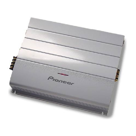 Pioneer GM-X554 User manual