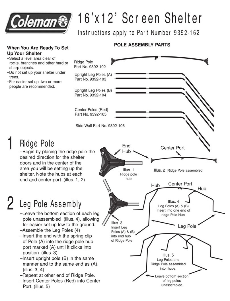 Coleman 9392-162 User manual