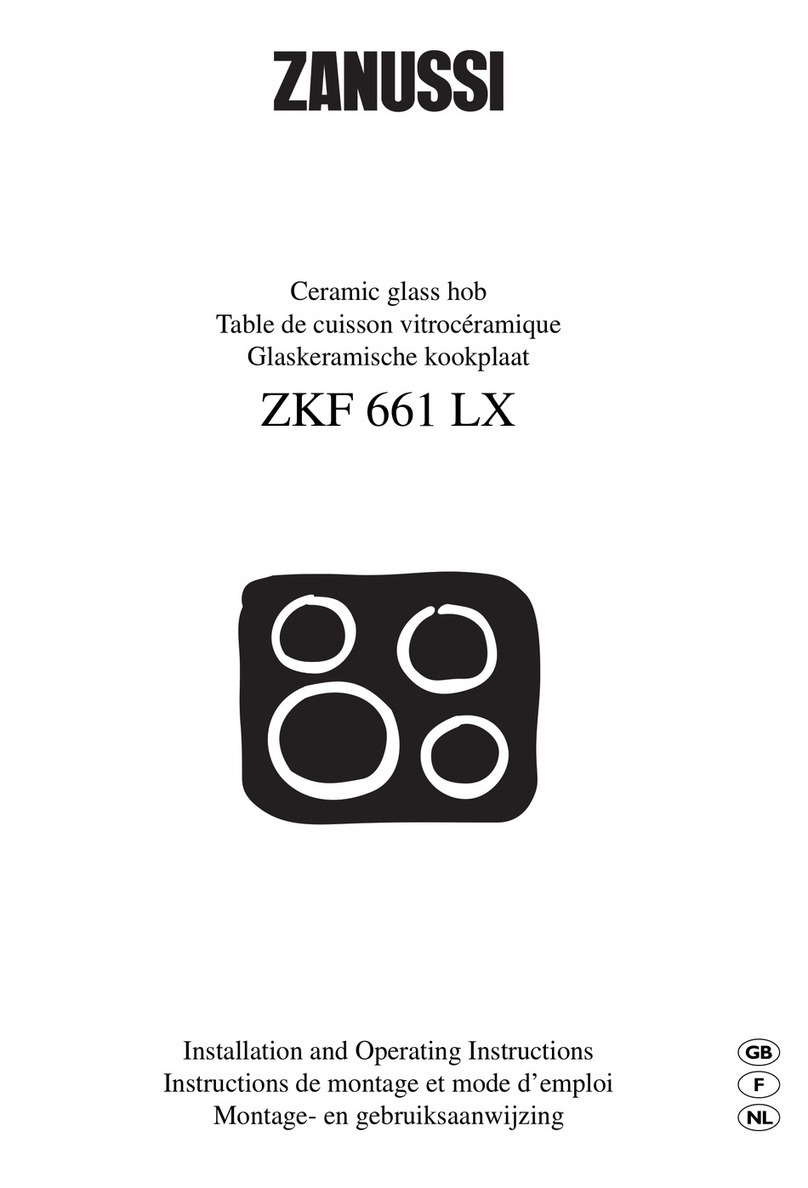 Zanussi ZKF 661 LX Installation and operating instructions