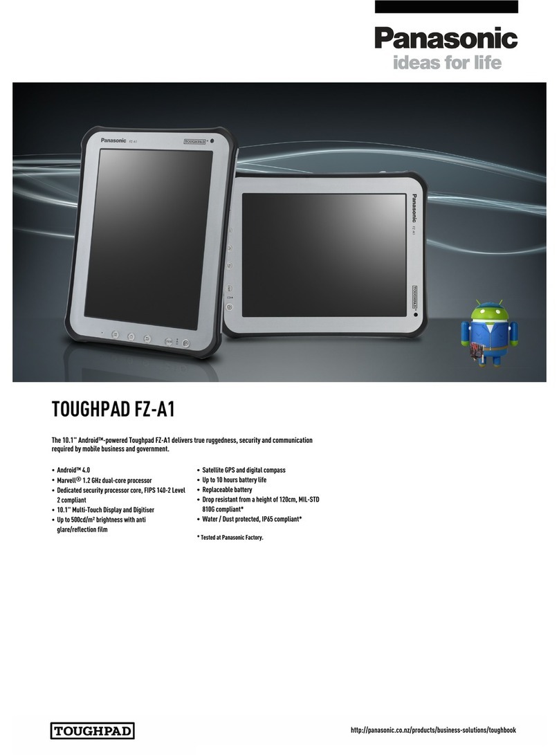 Panasonic TOUGHPAD FZ-A1 User manual