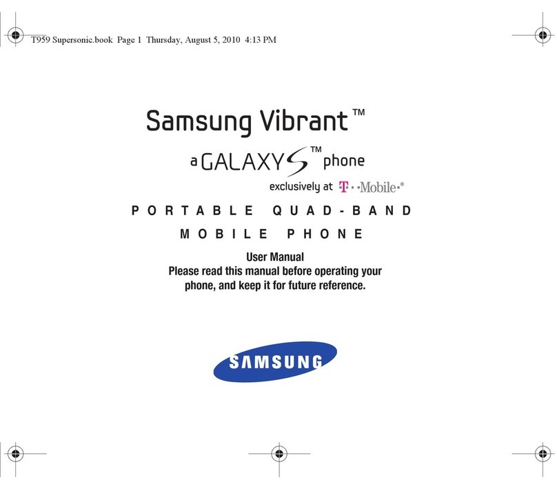 Samsung Vibrant User manual
