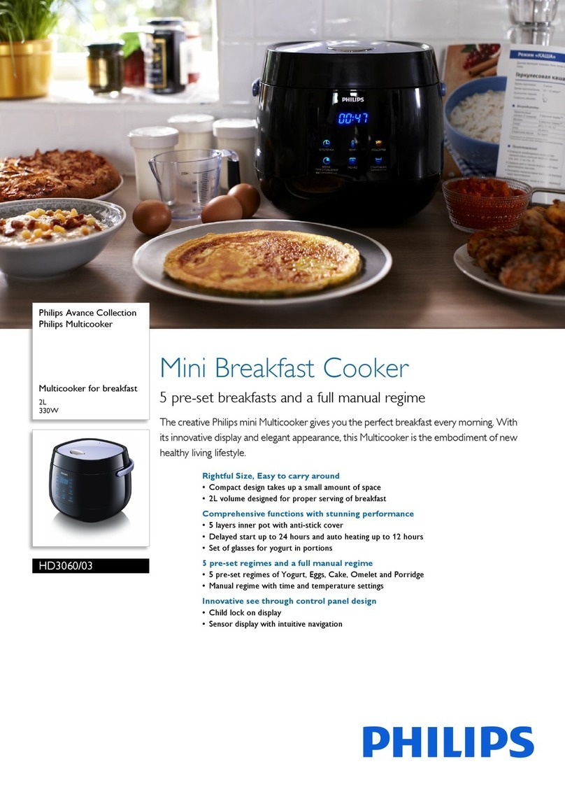 Philips Avance HD3060 User manual