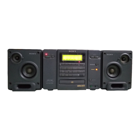 Sony CFD-758 User manual