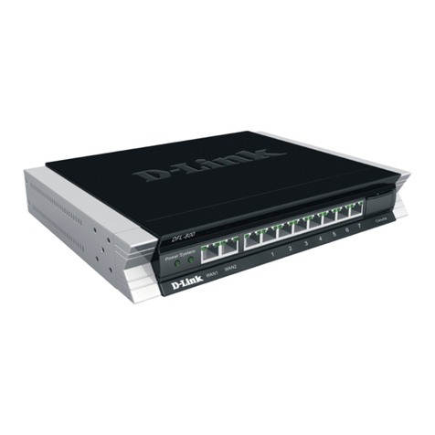 D-Link DFL-210 - NetDefend - Security Appliance User manual D-Link DFL-210 - NetDefend - Security Appliance User manual