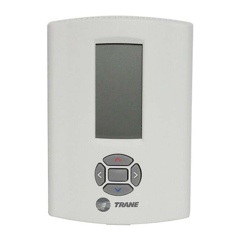 Trane Thermostats Operational manual