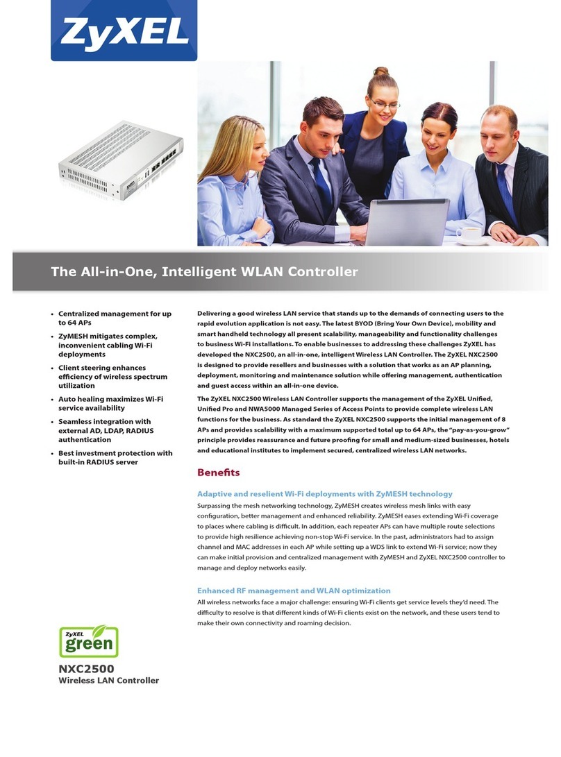 ZyXEL Communications NXC2500 Brochure & specs
