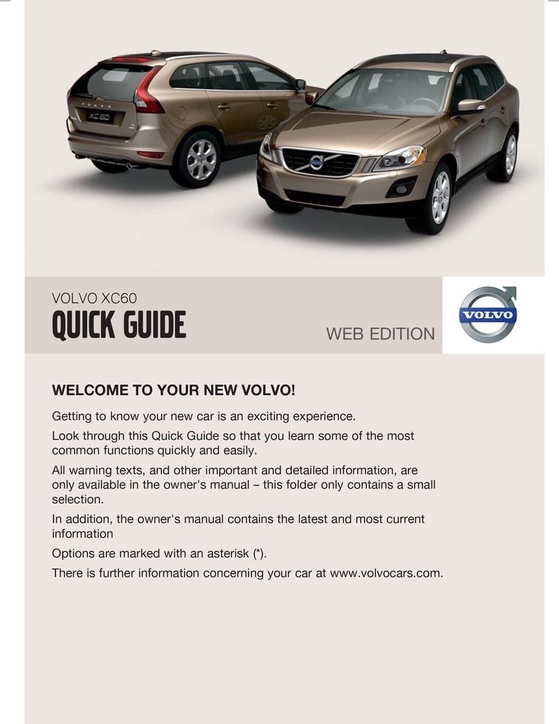 Volvo XC60 - ANNEXE 541 quick guide