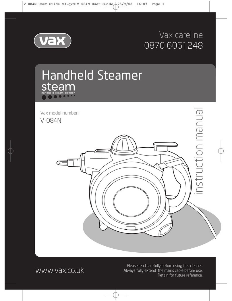 Vax V-084N User manual Vax V-084N User manual