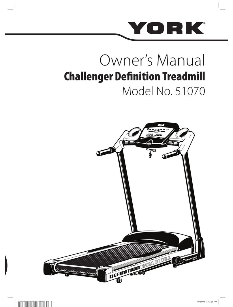 York Fitness Challenger Definition 51070 owner's manual