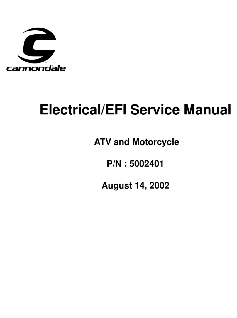 Cannondale 5002401 Service manual Cannondale 5002401 Service manual