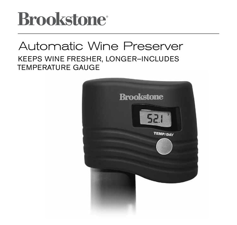 Brookstone Automatic Wine Preserver user guide