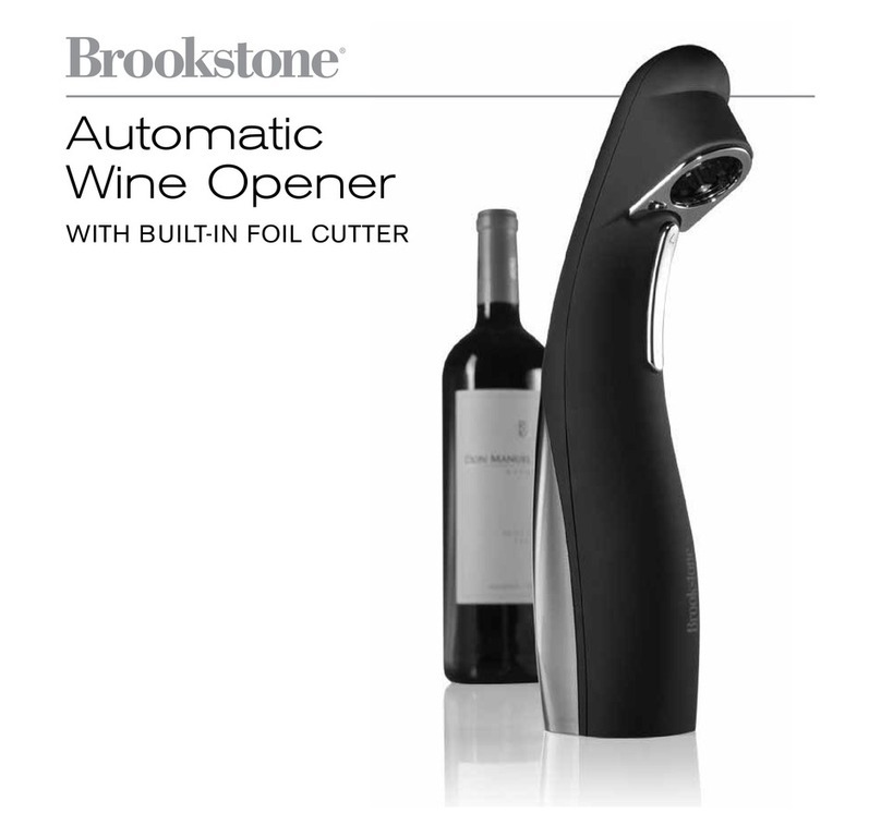 Brookstone Automatic Wine Opener user guide