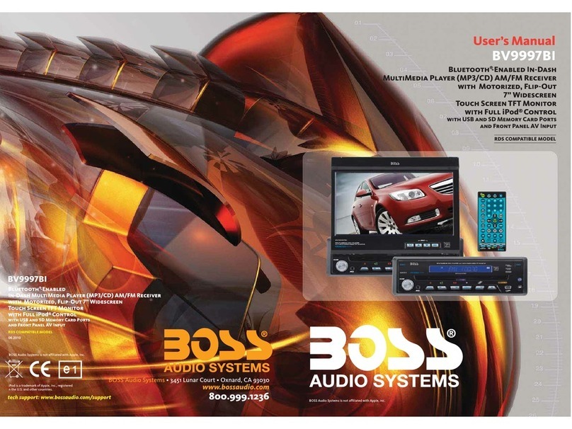 Boss Audio Systems BV9997BI User manual Boss Audio Systems BV9997BI User manual
