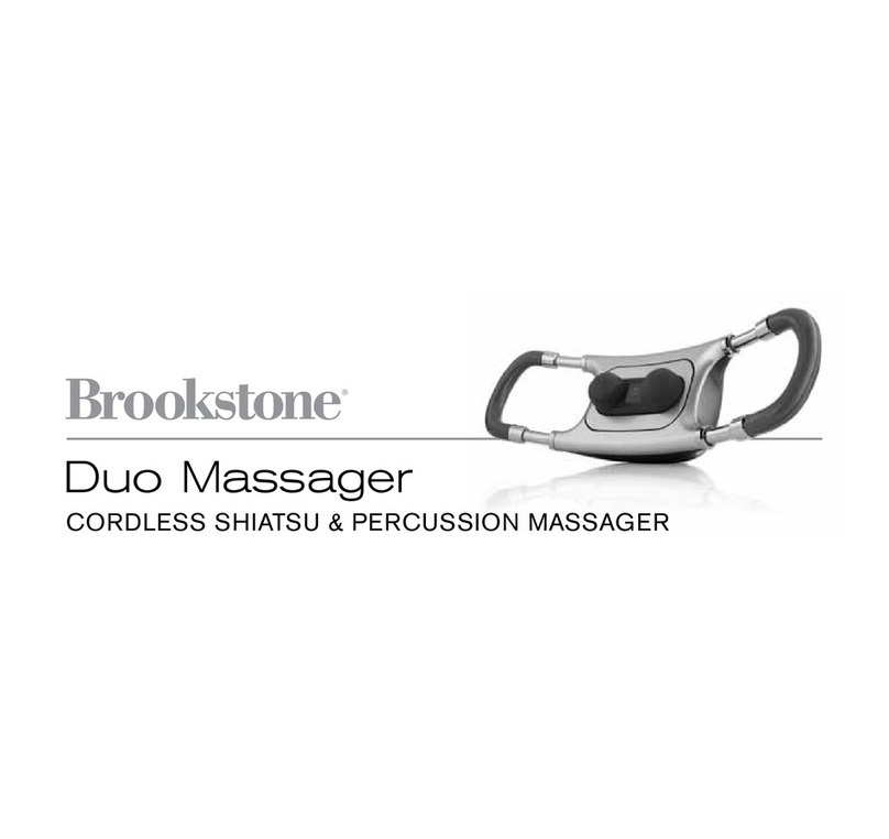 Brookstone Duo Massager user guide