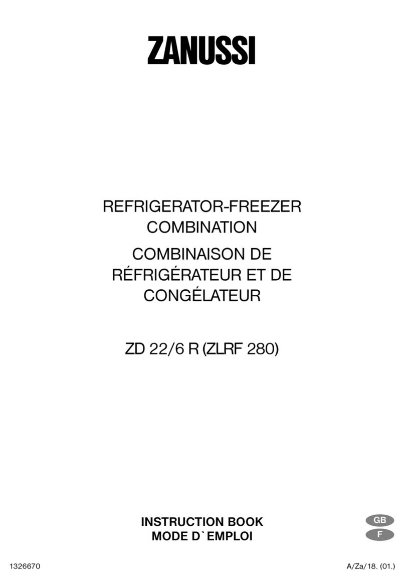 Zanussi ZD22/6R User manual